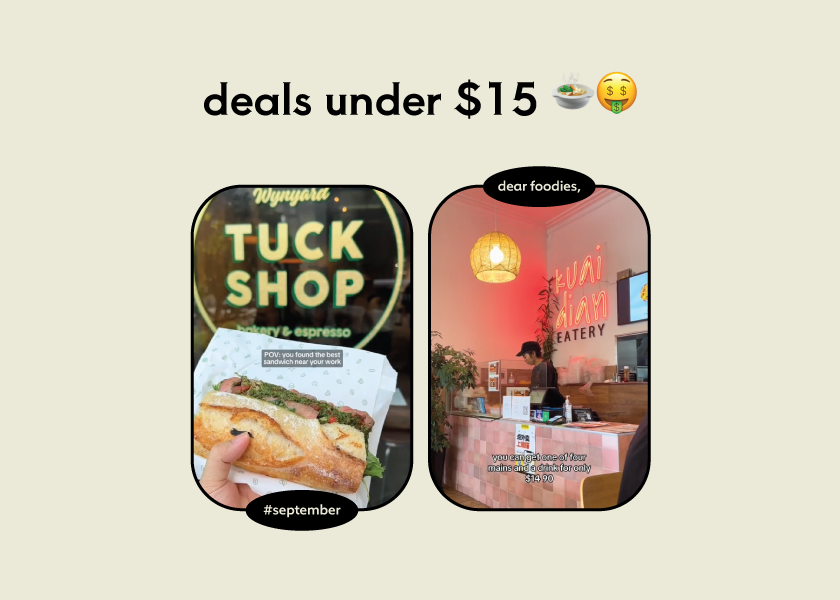 dear foodies, deals under $15 š