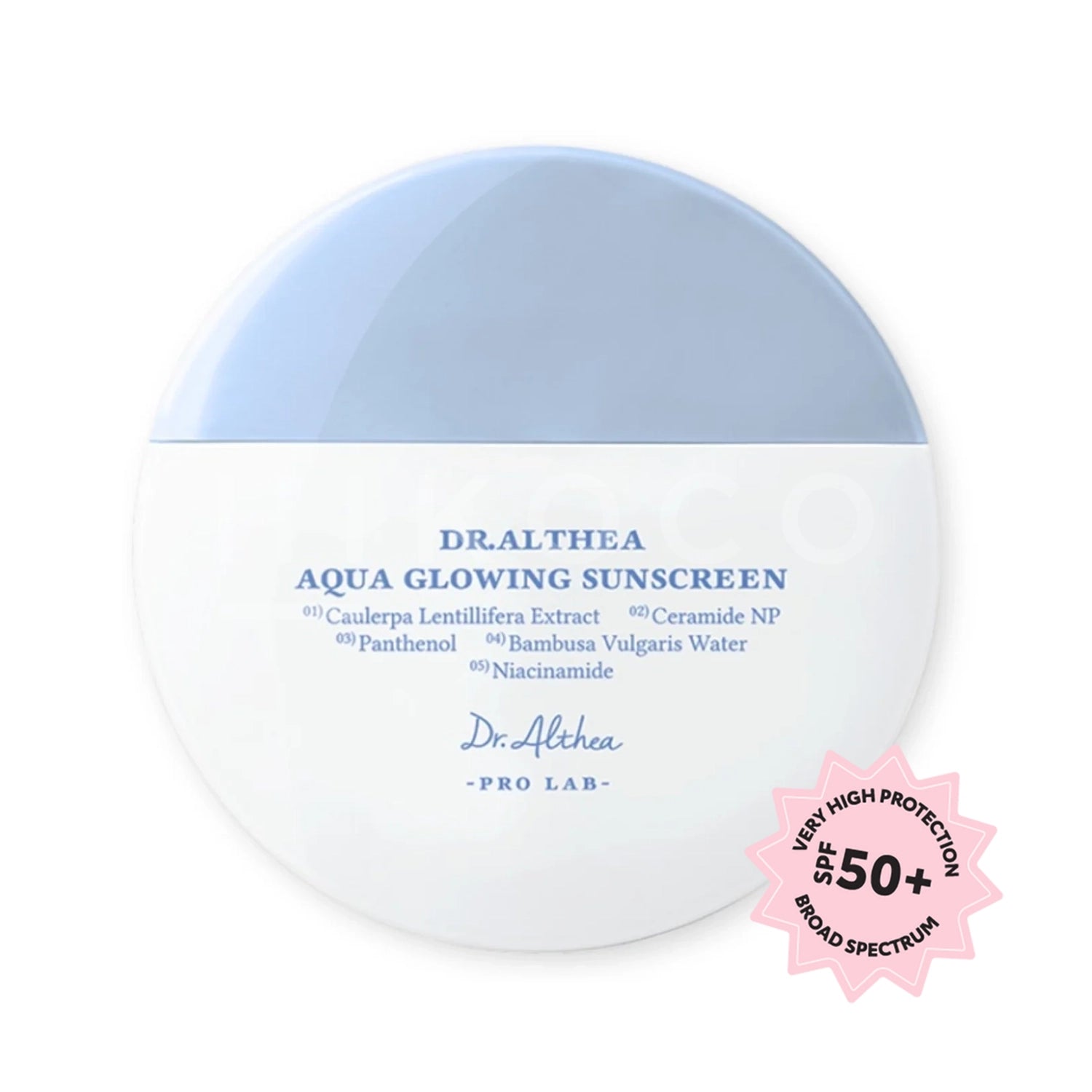 Aqua Glowing Sunscreen SPF50+ Broad Spectrum