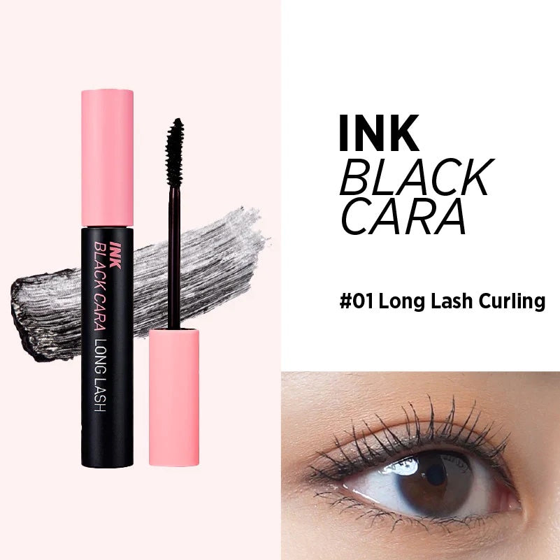 Ink Black Cara [#01 Long Lash Curling]