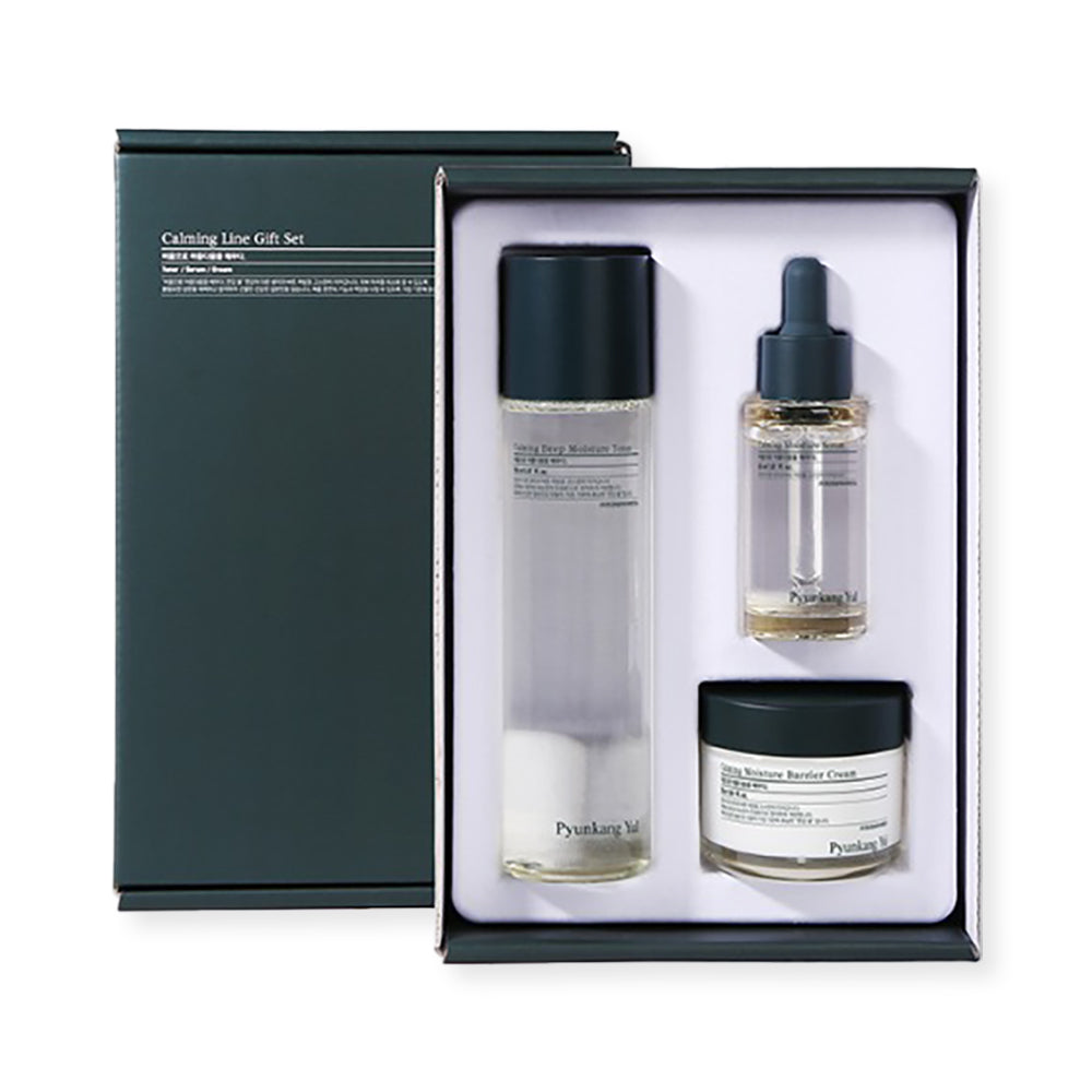 Calming Line Gift Set [Toner + Serum + Cream]