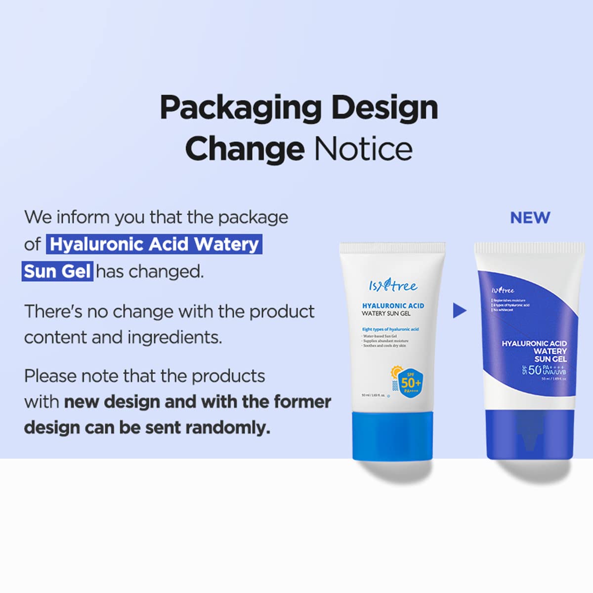 Hyaluronic Acid Watery Sun Gel SPF50+ Broad Spectrum
