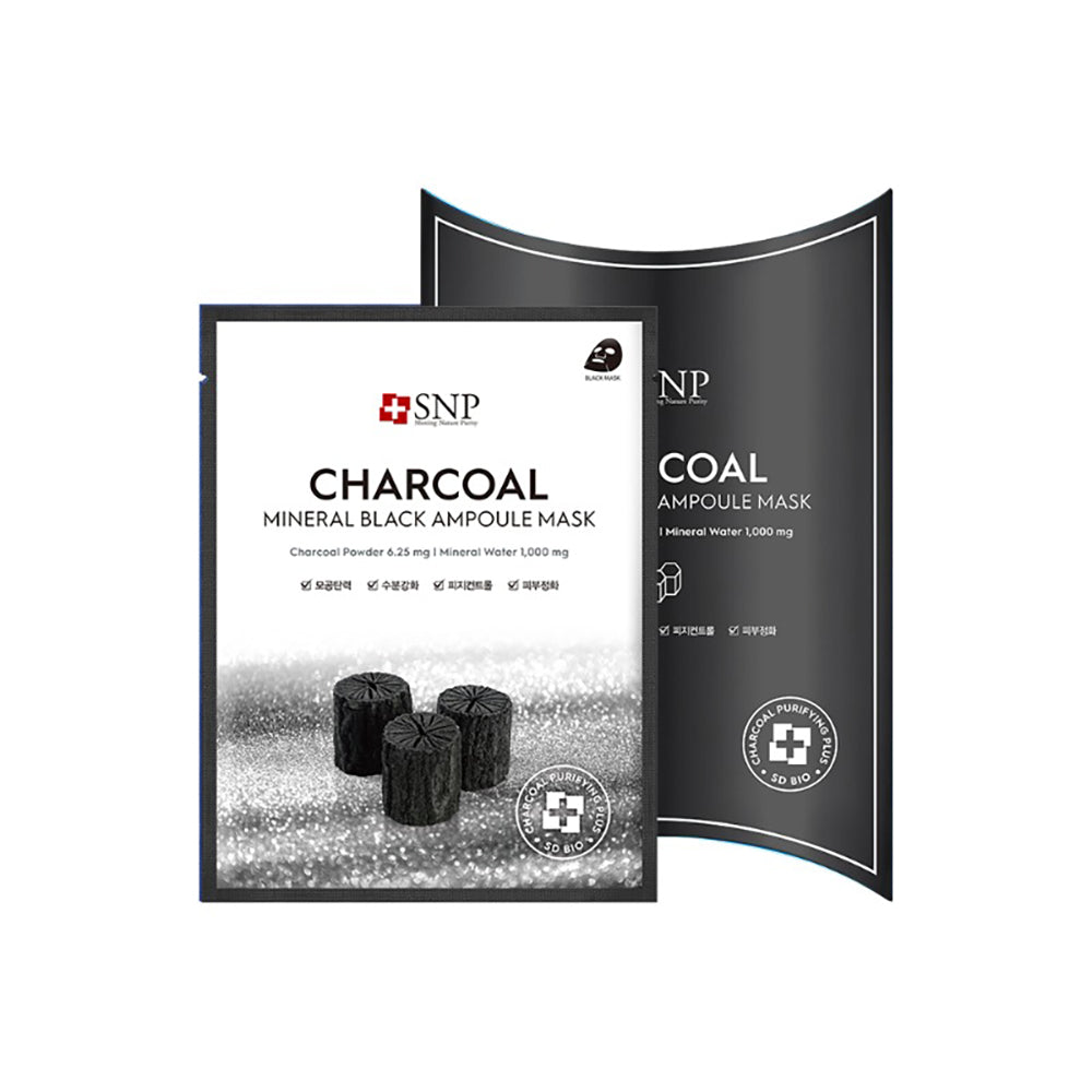 Charcoal Mineral Black Ampoule Mask Set [10 Masks]