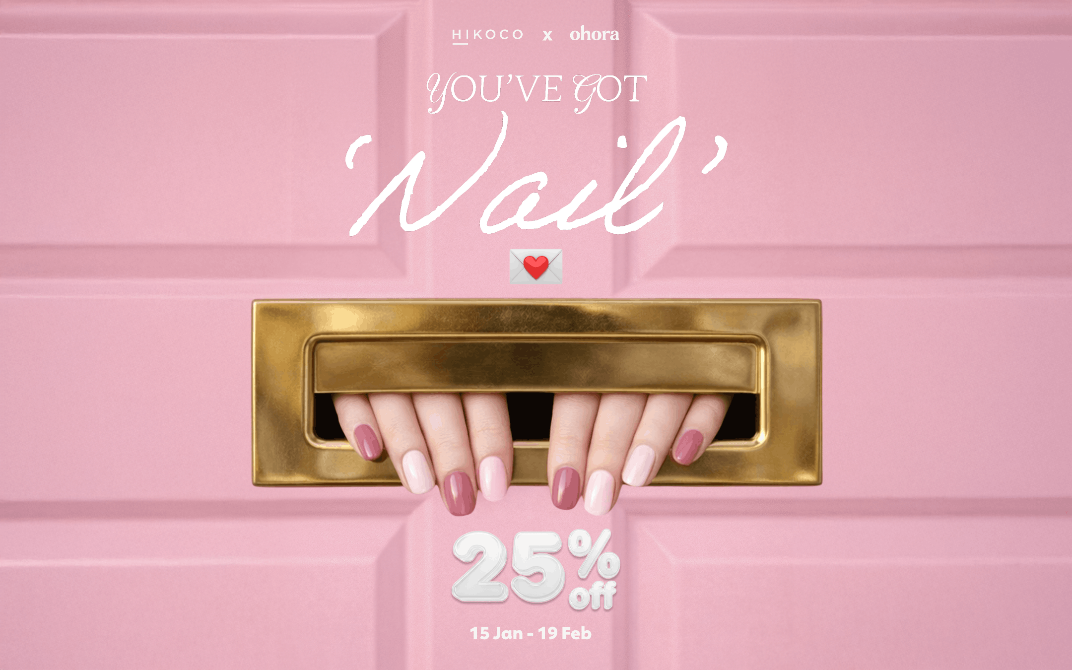 You’ve got NAIL! 🔔 Ohora’s on #SALE 💌