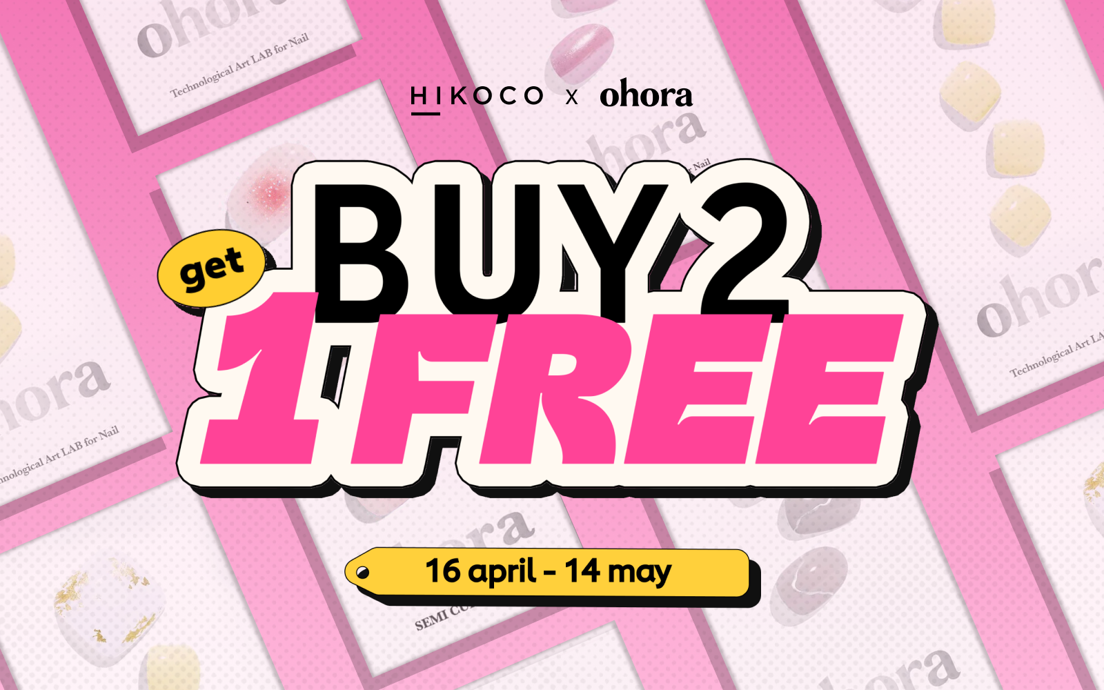 Buy 2, Get 1 FREE 💅 Ohora #SALE
