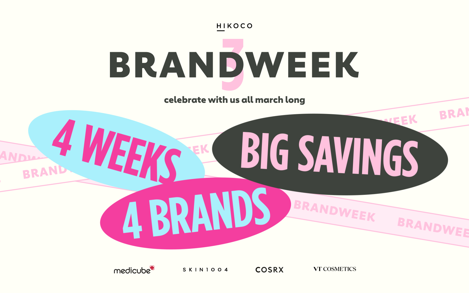 🗓️ HIKOCO BRAND WEEK 🗓️ 4 weeks, 4 brands ON SALE.... (+ FREE GIFTS)