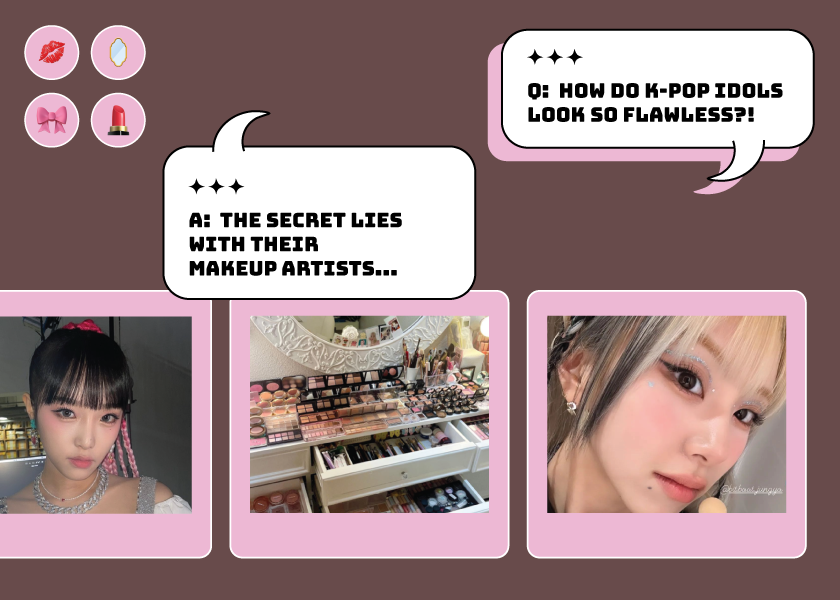 Ace Idol Makeup with their Makeup Artist's Secrets 💋