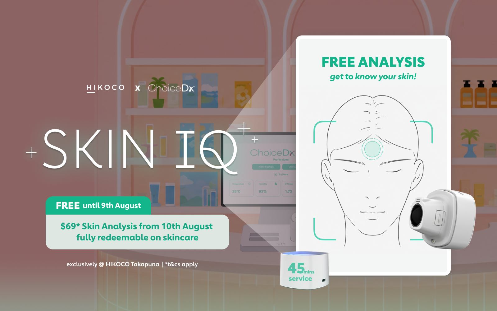 SKIN IQ OFFICIALLY LAUNCHES @ HIKOCO TAKAPUNA