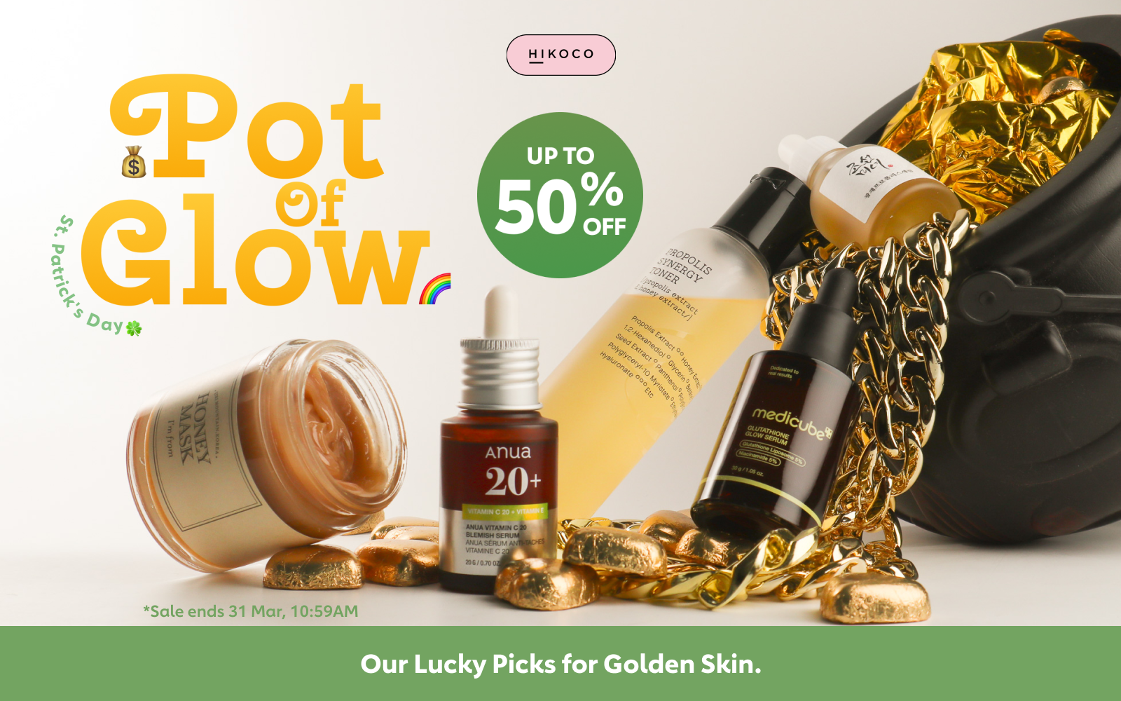 St. Patrick's Day: Pot of Glow #SALE 🌈💰🍀