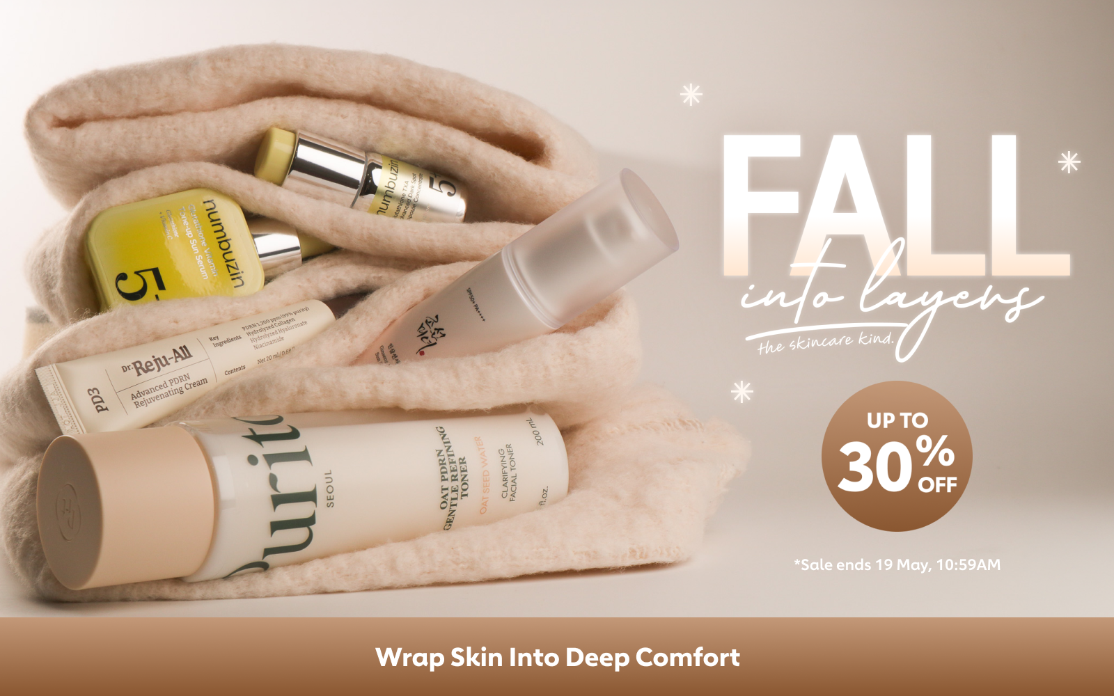 #SALE Fall Into Layers (the skincare kind.)