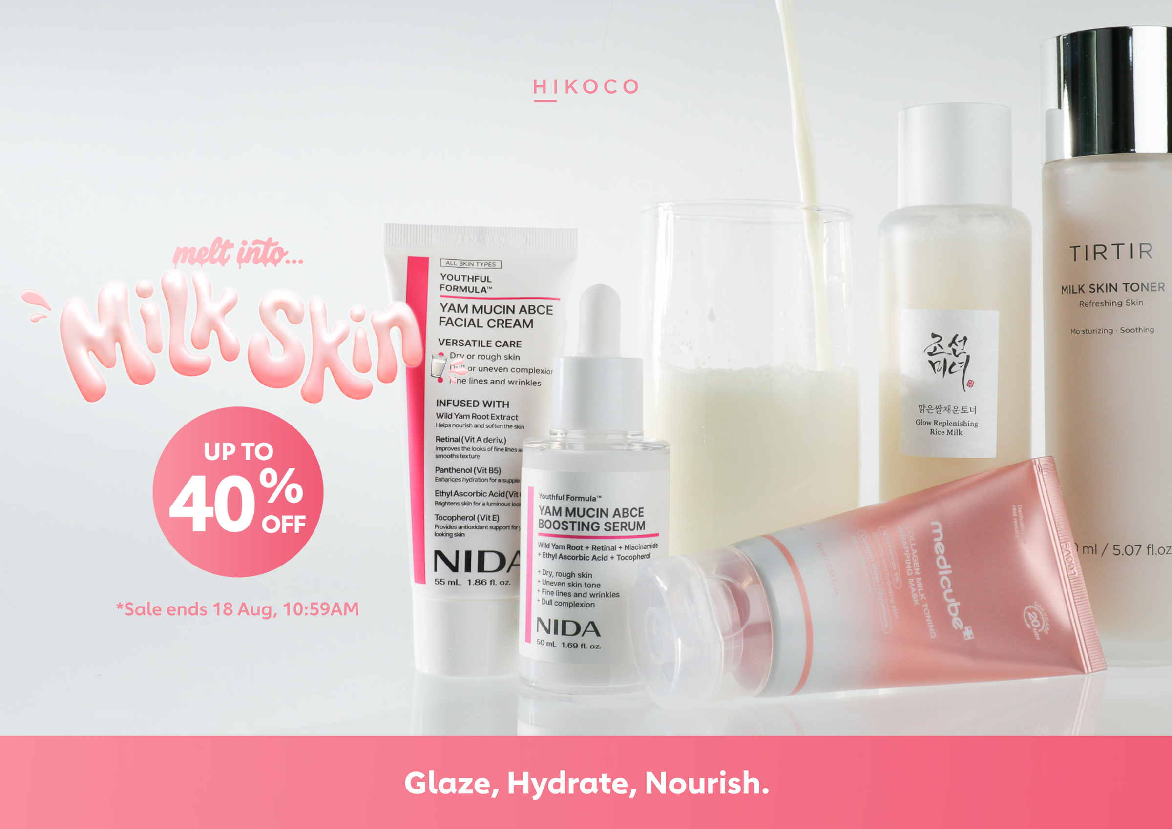 melt into... MILK SKIN #SALE 🥛