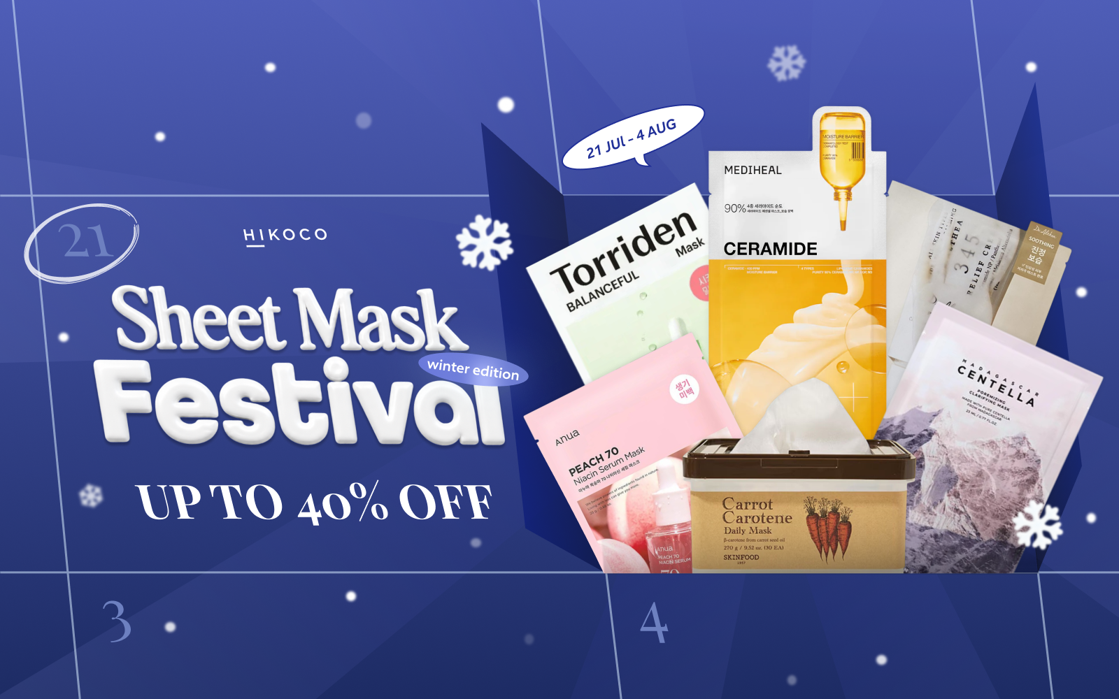Sheet Mask Festival #Winter SALE ❄️