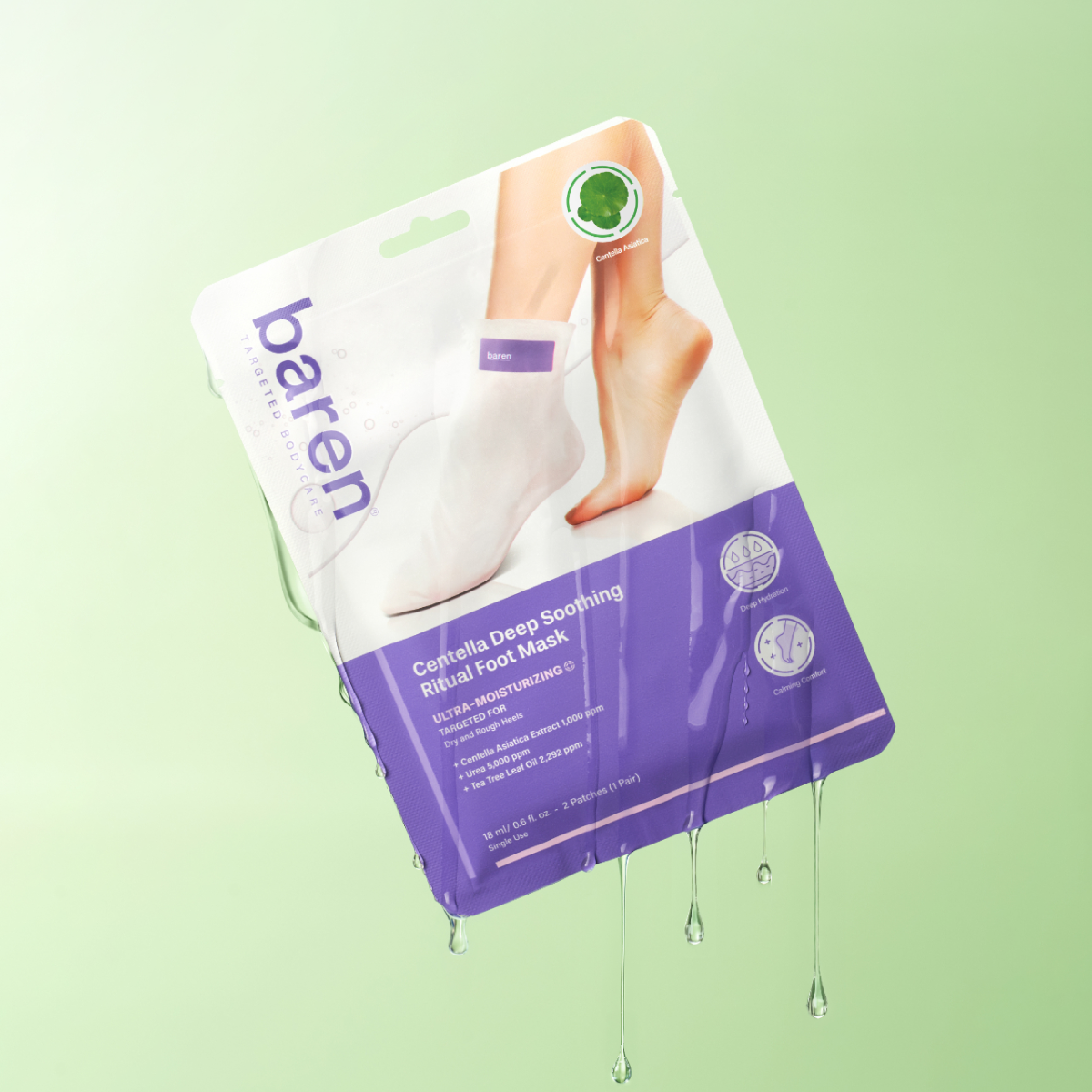 Centella Deep Soothing Ritual Foot Mask [3 Pairs]