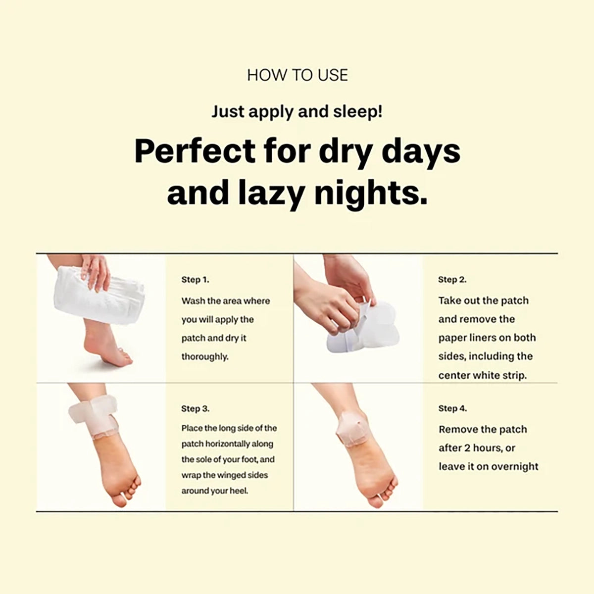 Shea Butter Sleeping Heel Patch [3 Pairs]
