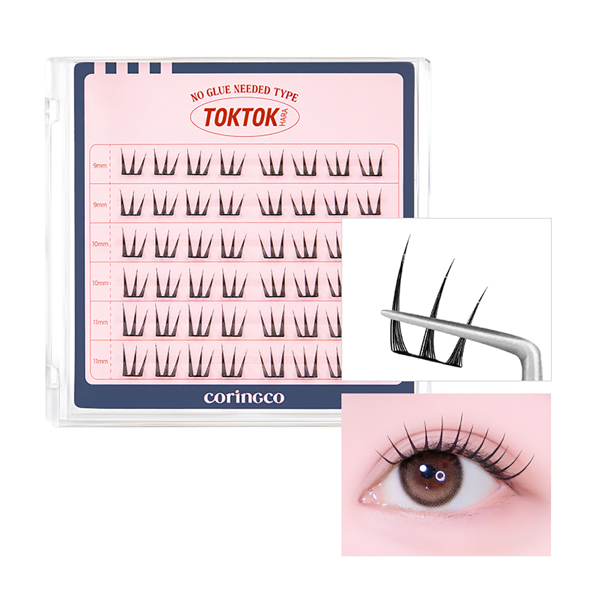Toktokhara No Glue Eyelash [#Muse]