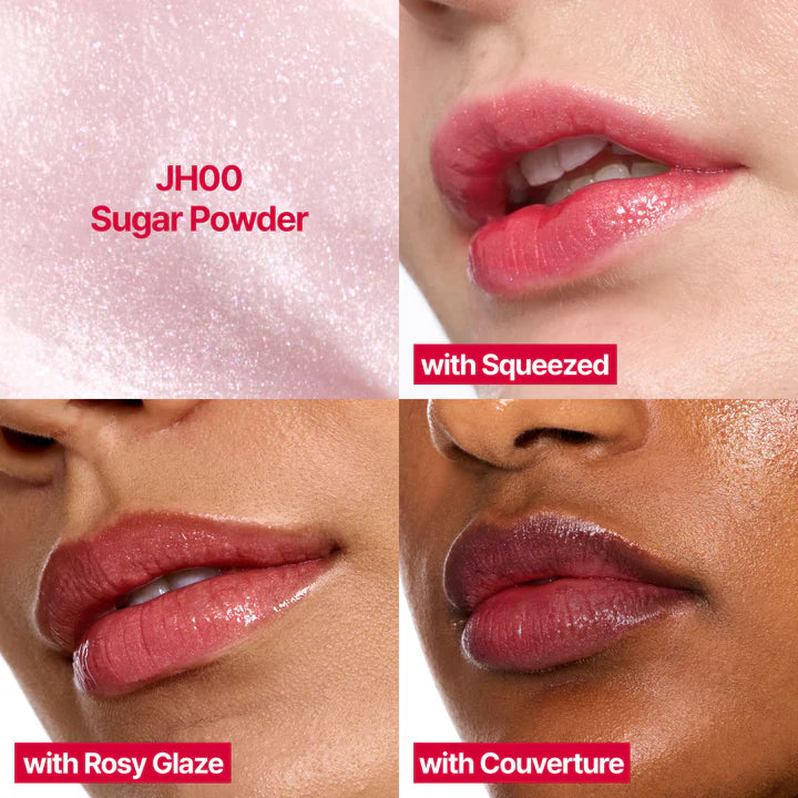 Lip & Cheek Glowy Jelly Pot Keyring Set [#JH00 Sugar Powder]