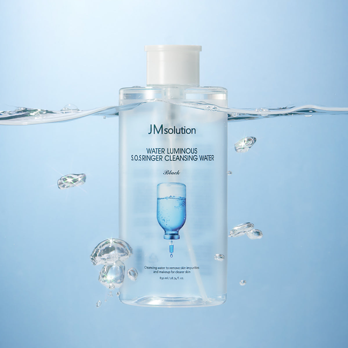 Water Luminous S.O.S Ringer Cleansing Water Black 500ml