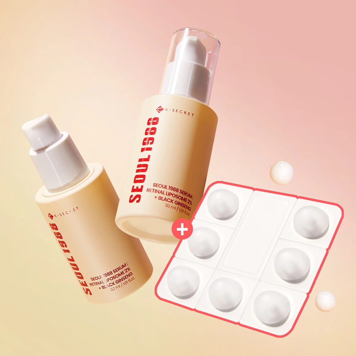 Seoul 1988 Retinal Serum Duo with 100% Collagen Ball