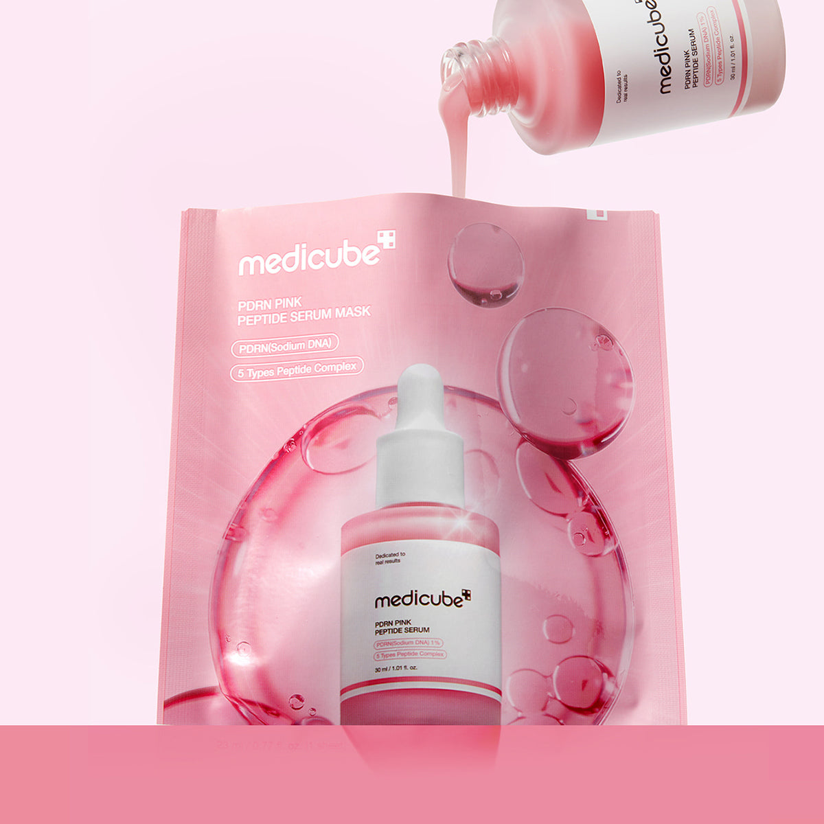 PDRN Pink Peptide Serum Mask Set [6 Masks]