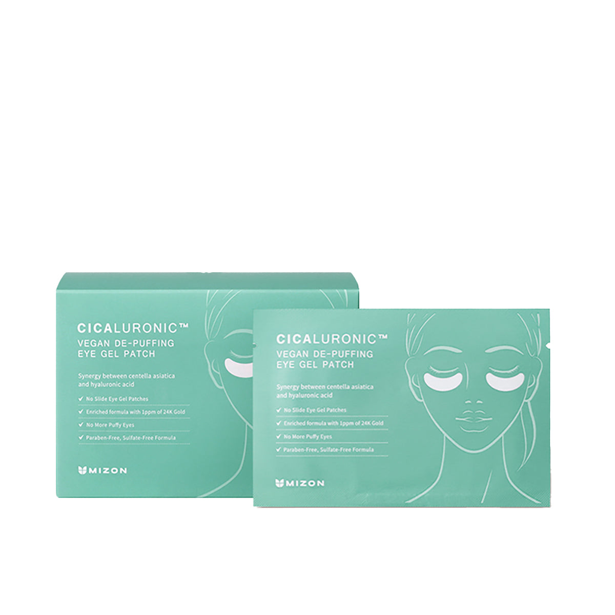 Cicaluronic Vegan De-Puffing Eye Gel Patch