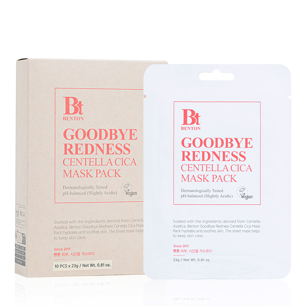 Goodbye Redness Centella Cica Mask Pack Set [10 Masks]