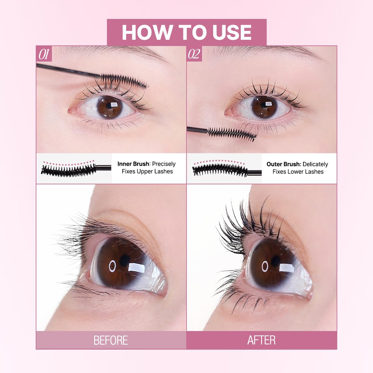 Kill Lash Superproof Mascara Fine [#01 Vanilla Black]