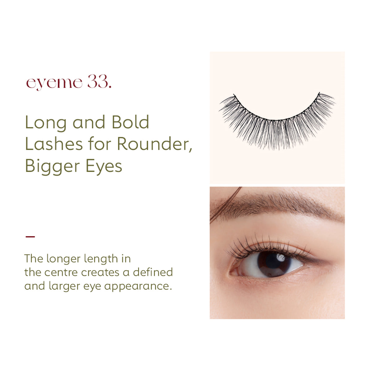 Eyeme Eyelash [#33 Point]