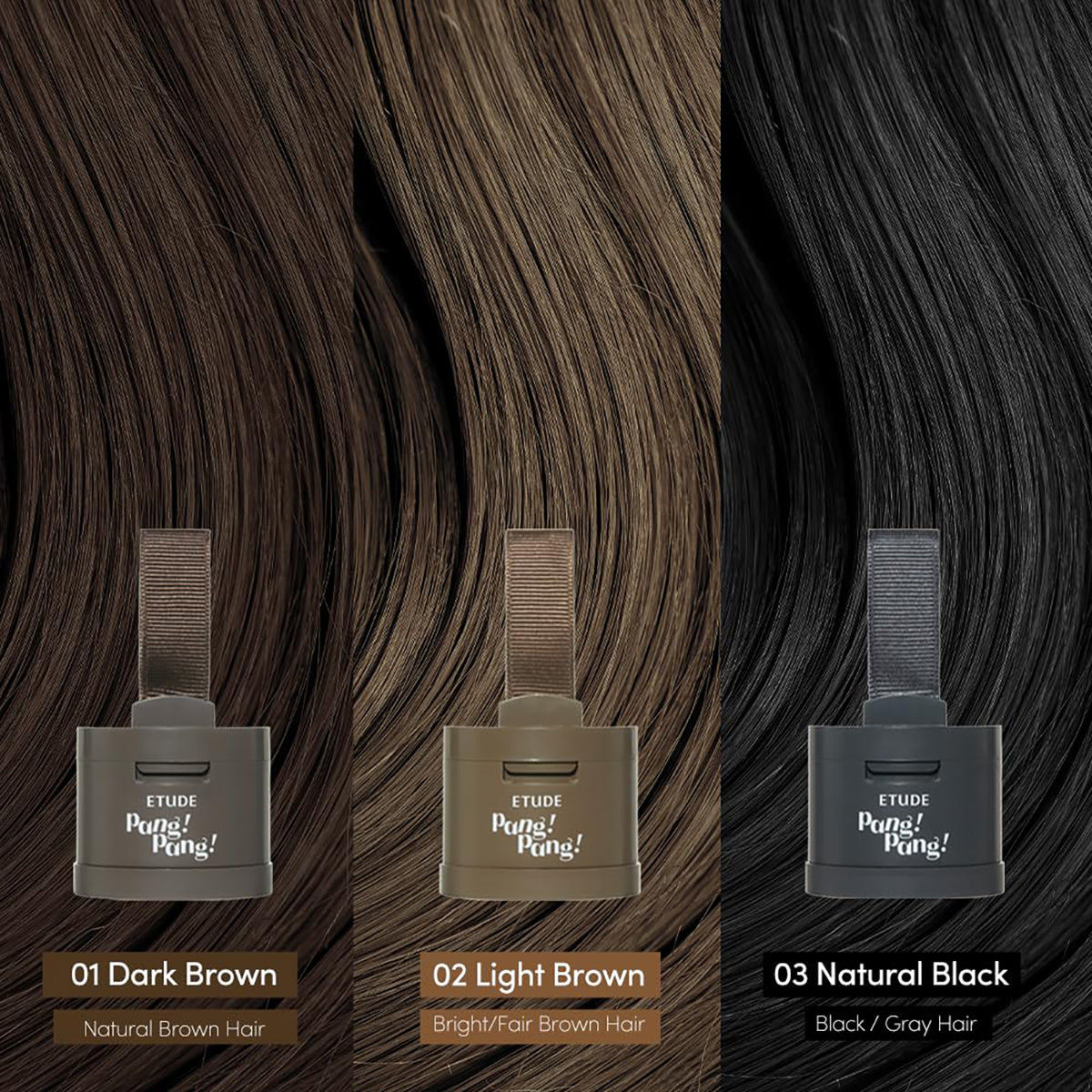 Pang Pang Hair Shadow [#03 Natural Black]