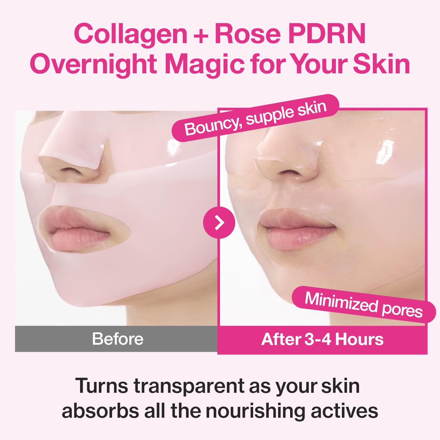 No.2 Rose PDRN Overnight Collagen Mask