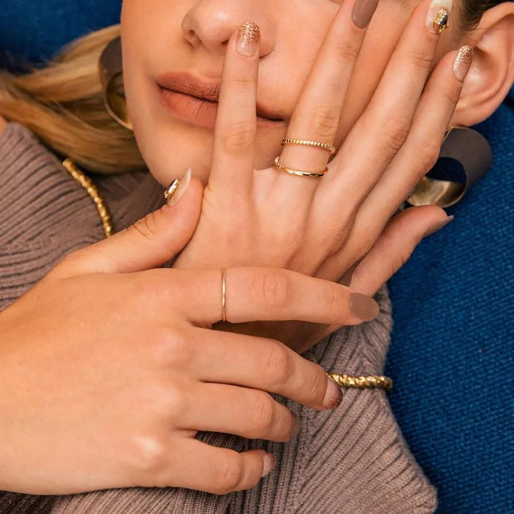 Semi-Cured Gel Nail [#N Champagne]