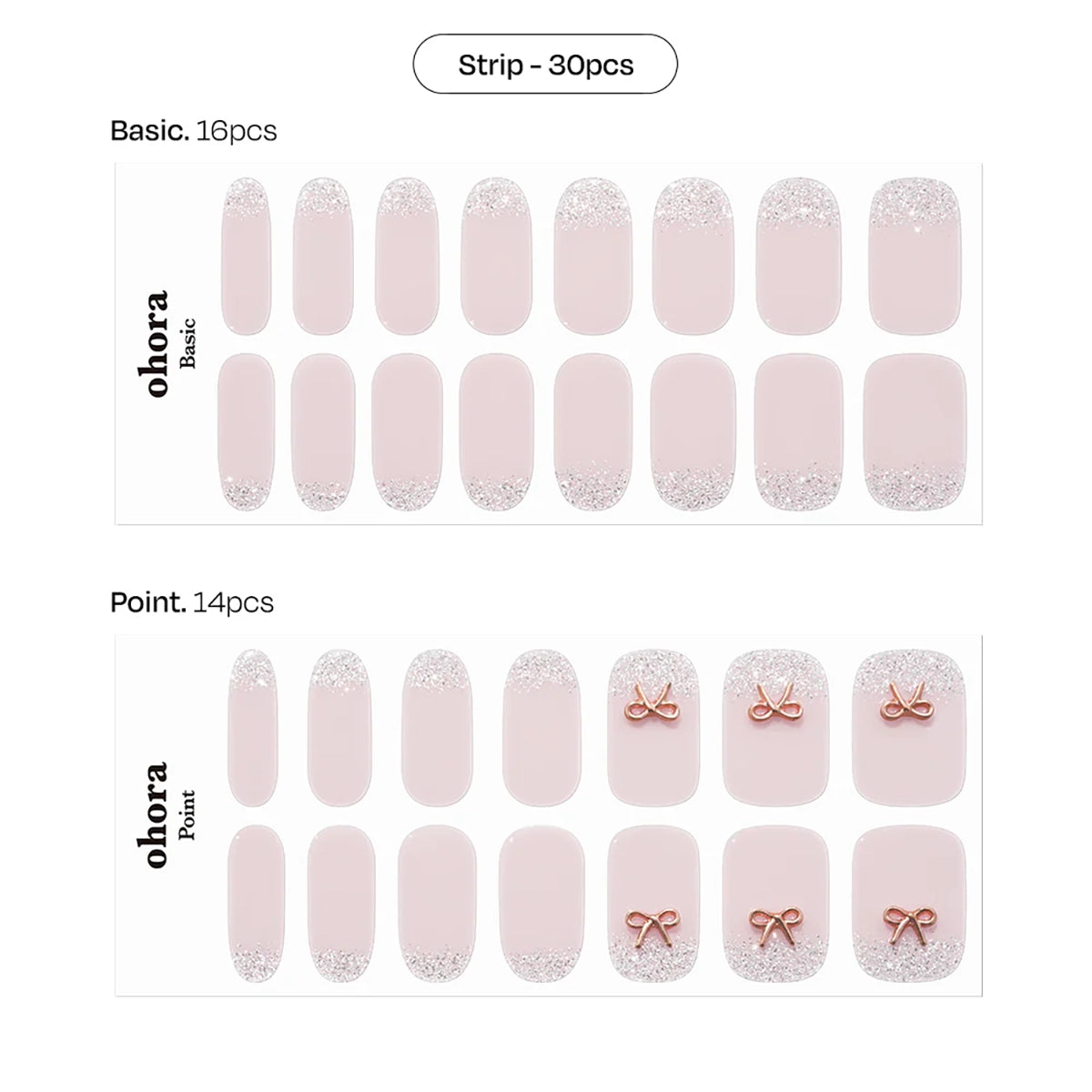 Semi-Cured Gel Nail [#N Twinkle Bell ]