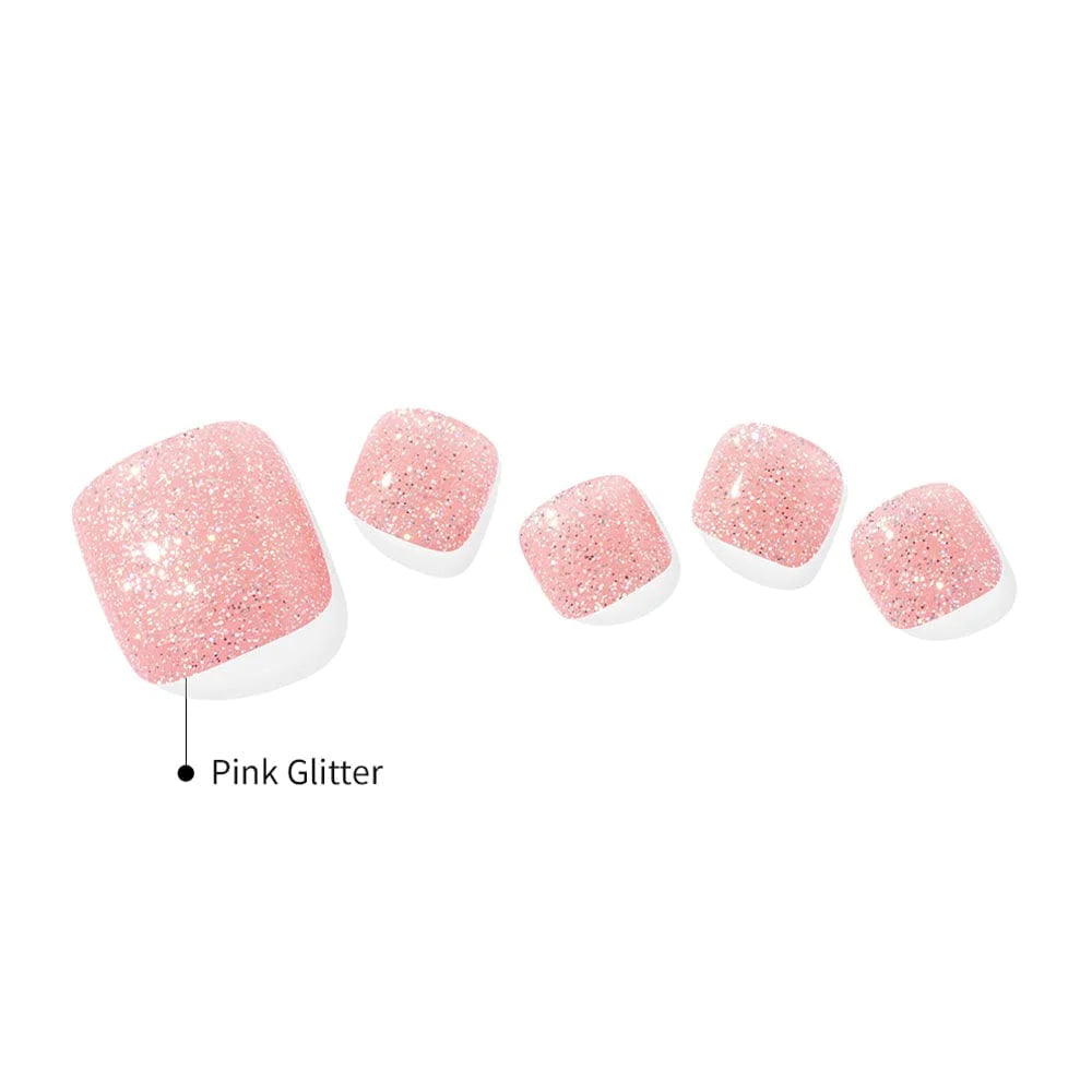 Semi-Cured Gel Pedi [#P Pink Salt]