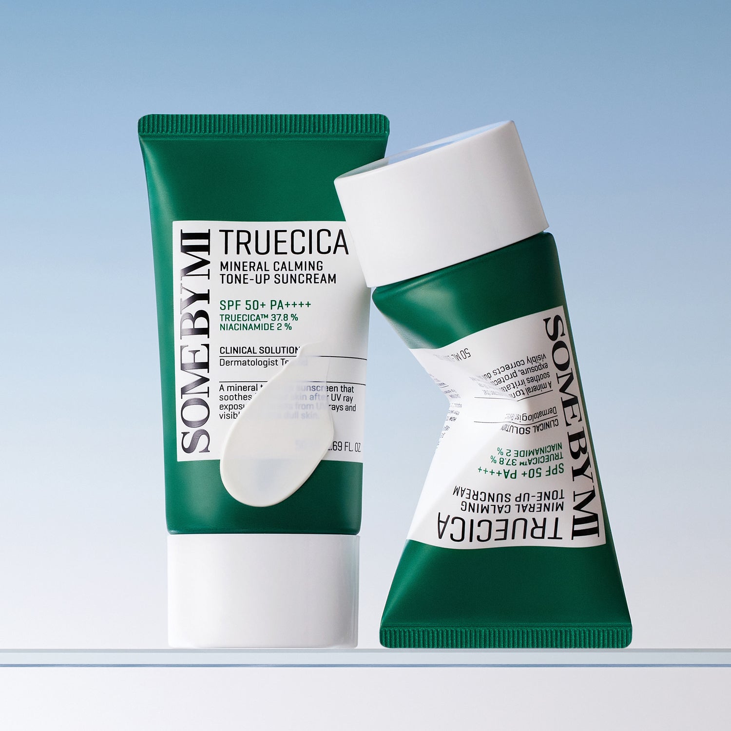 Truecica Mineral Calming Tone-Up Suncream SPF50+ Broad Spectrum