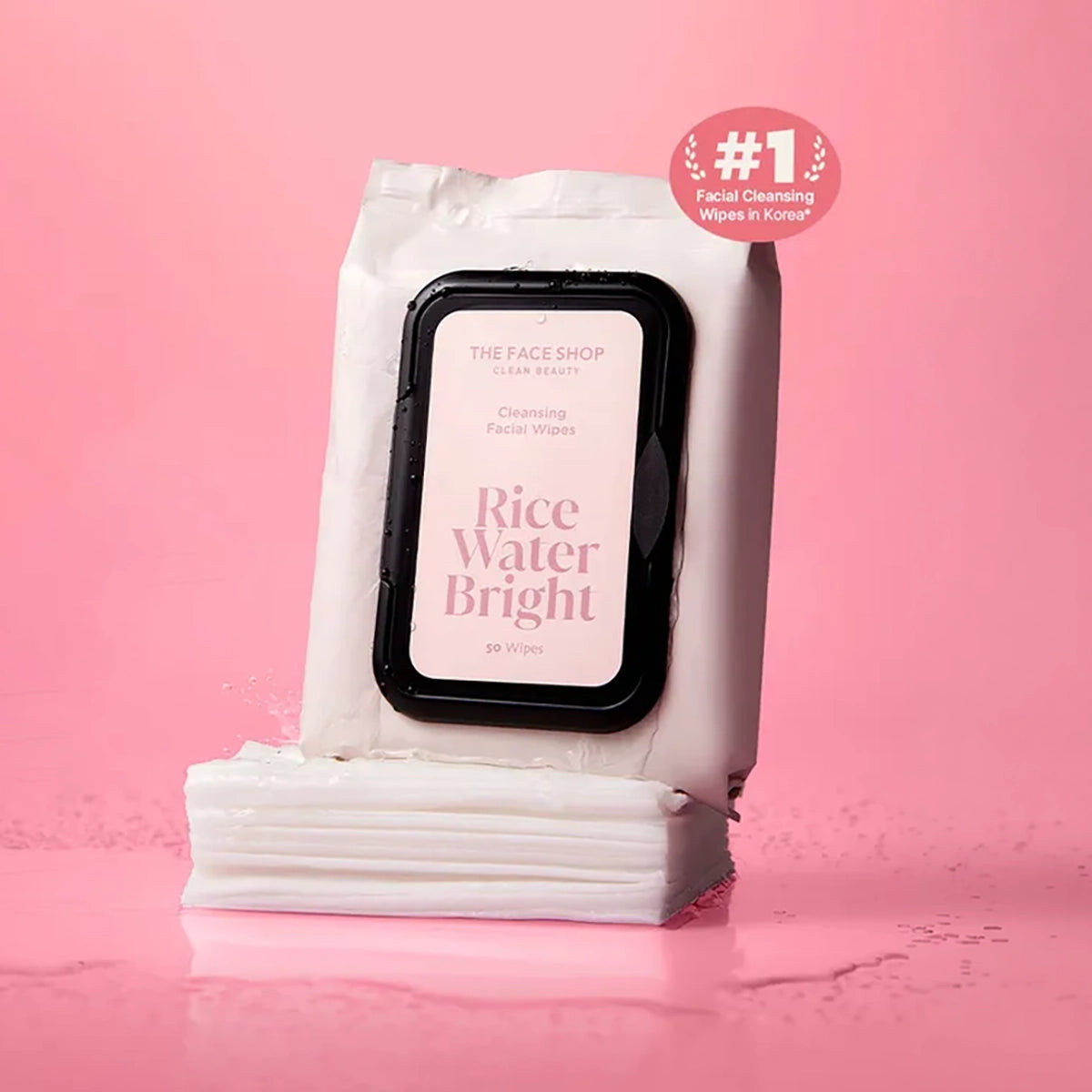 Rice Water Bright Cleansing Facial Wipes
