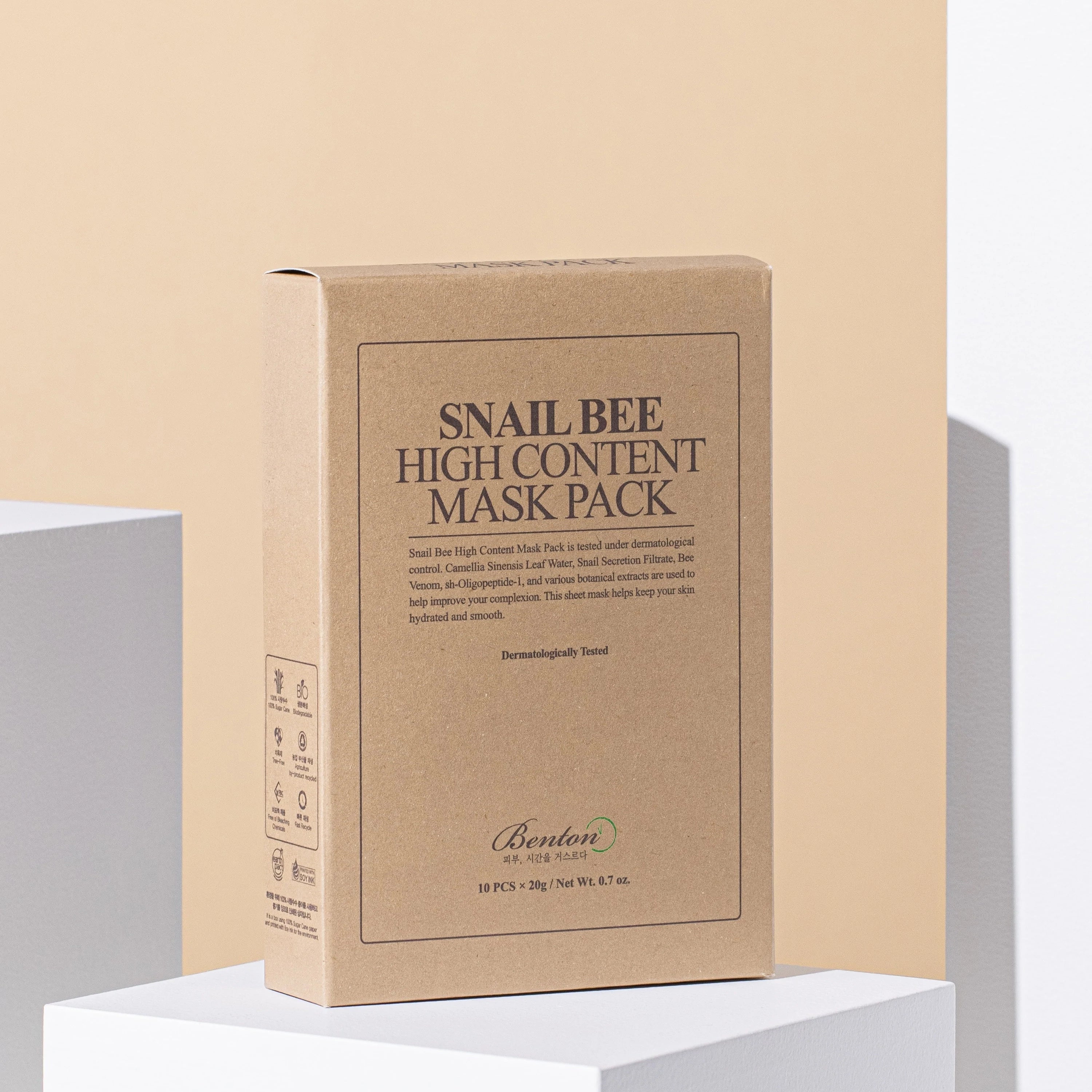Snail Bee High Content Mask Pack Set [10 Masks]