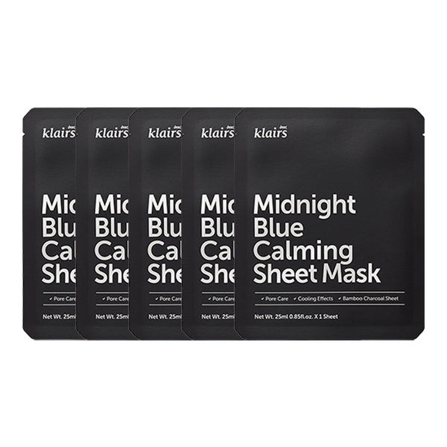 Midnight Blue Calming Sheet Mask Set [5 Masks]