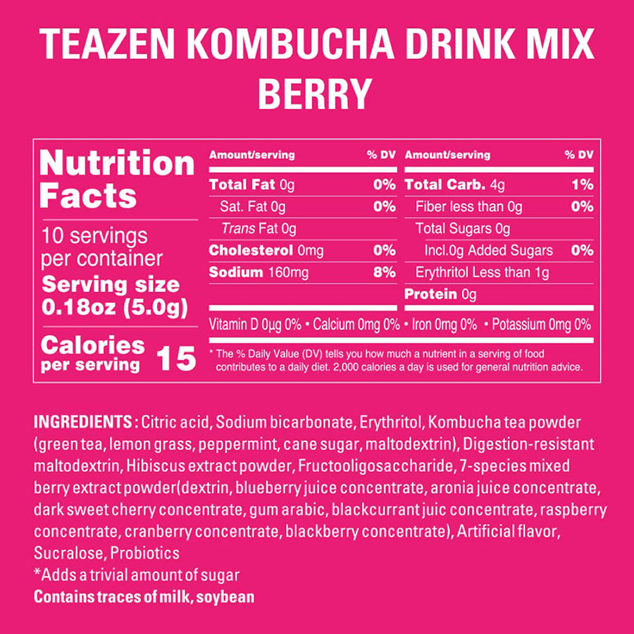 Kombucha Drink Mix [#Berry]