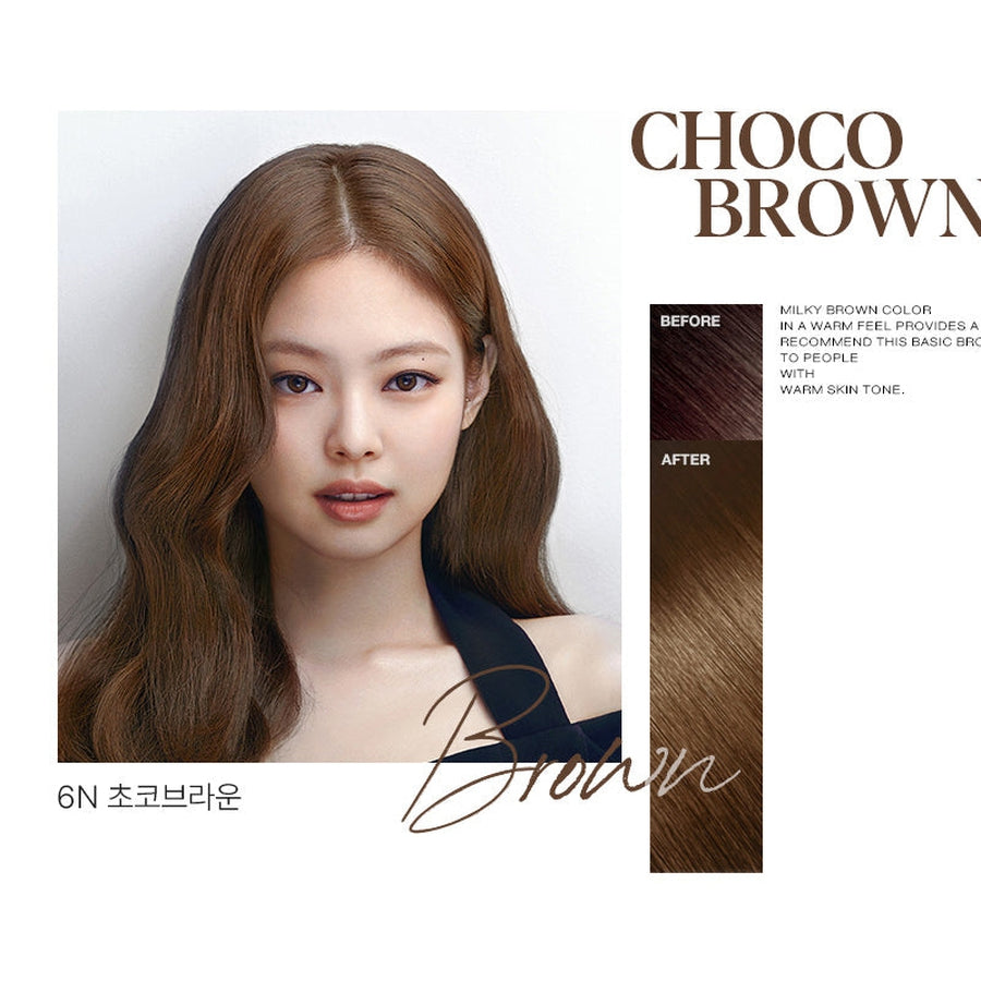 Hello Bubble Hair Colour [#6N Choco Brown]