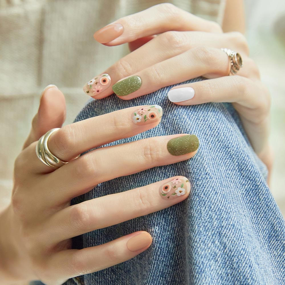 Semi-Cured Gel Nail [#N Secret Garden]