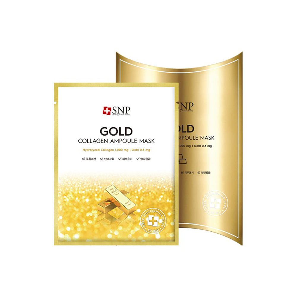 Gold Collagen Ampoule Mask Set [10 Masks]