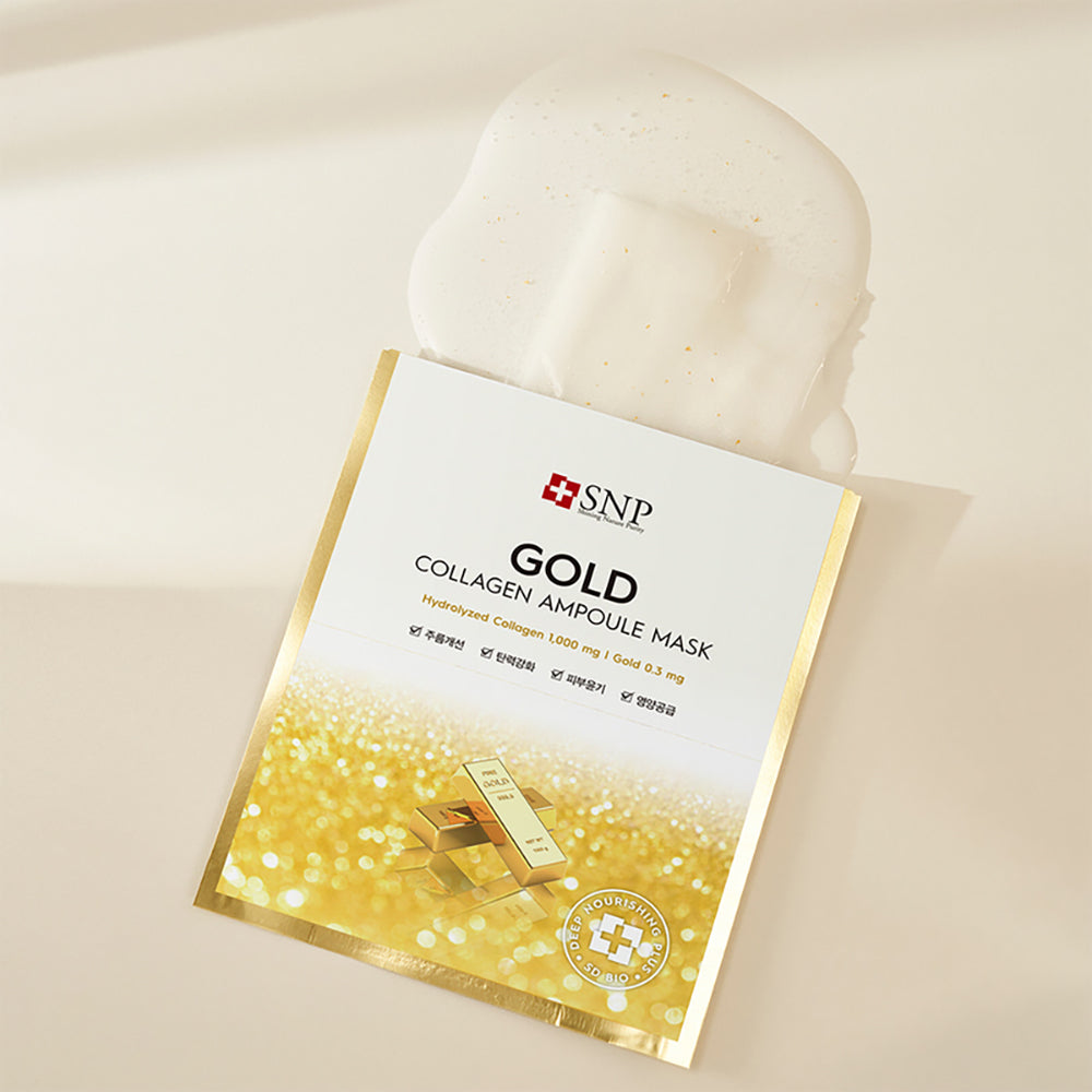 Gold Collagen Ampoule Mask Set [10 Masks]
